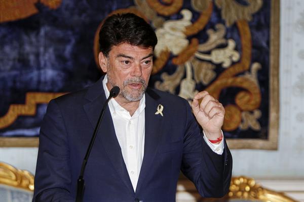 El alcalde de Alicante, Luis Barcala. EFE/Morell
