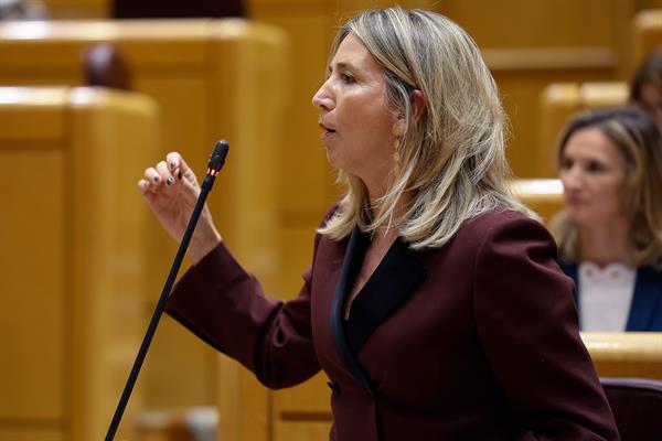 Imagen de archivo de la portavoz del PP en el Senado, Alicia García.EFE/ J.P.Gandul
