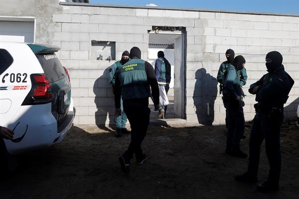 Redada antidroga de la Guardia Civil en Cádiz. (EFE/A.Carrasco) Ragel