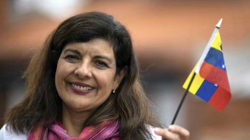 
136 / 5.000
La venezolana María Argelia Jaspe Álvarez posa en Madrid el 14 de mayo de 2018. Imagen de archivo. (Gabriel Bouys/ AFP vía Getty Images)