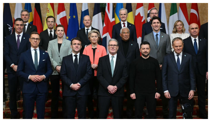 El primer ministro de España, Pedro Sánchez participa con los líderes de la Cumbre de Alto Nivel el 2 de marzo de 2025, en Lancaster House en Londres, Inglaterra. (Justin Tallis - WPA Pool/Getty Images)