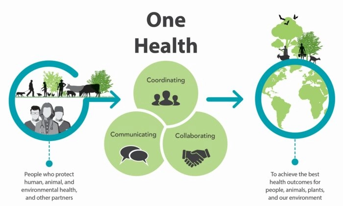 La definición de One Health. (CDC/Centro Nacional de Enfermedades Infecciosas Emergentes y Zoonóticas)