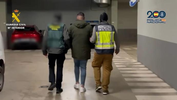 Imagen de la Guardia Nacional/Policía Nacional compartida por el Ministerio del Interior el 17 de abril de 2025)