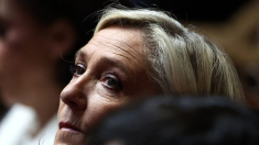 Casi la mitad de los franceses quiere a Marine Le Pen como candidata presidencial