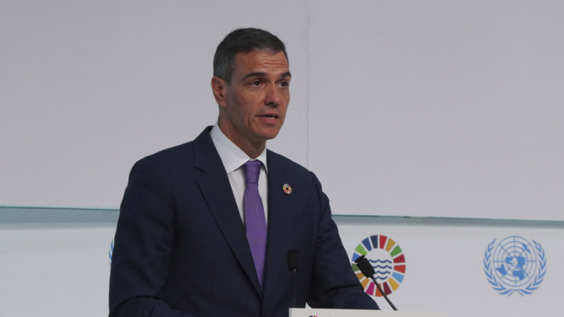El presidente del Gobierno de España, Pedro Sánchez, durante un acto reciente. EFE/Edgar Sapina Manchado
