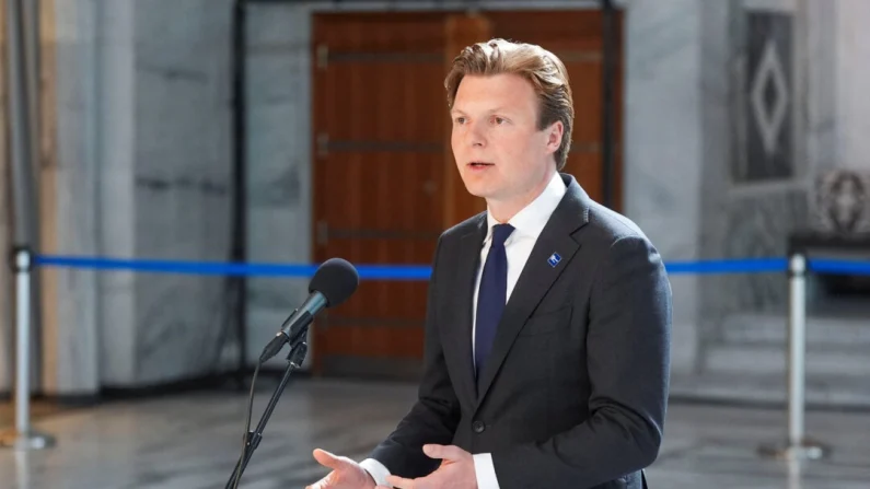 El ministro de Defensa neerlandés, Ruben Brekelmans, habla en un acto celebrado en Oslo, Noruega, el 9 de mayo de 2025. NTB/Terje Pedersen a través de Reuters.

