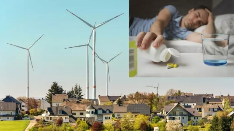 Según un estudio, muchas personas que viven cerca de un parque eólico sufren trastornos del sueño.
Foto: Leesle/iStock, Diy13/iStock; collage: Epoch Times
