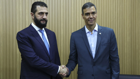 Pedro Sánchez se reúne con Al Jolani y acerca posiciones con Siria