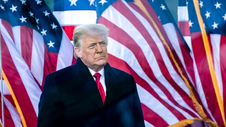 El presidente Donald Trump se dirige a sus seguidores desde The Ellipse, cerca de la Casa Blanca en Washington, el 6 de enero de 2021. Imagen de archivo. Foto: Brendan Smialowski /AFP vía Getty Images 
