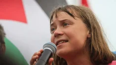 Thunberg, vetada temporalmente en Venecia tras una protesta que tiñó de verde el Gran Canal