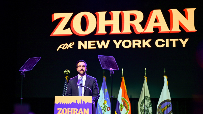 El recién elegido alcalde de Nueva York, Zohran Mamdani (Foto Adhiraj Chakraborty, Times of America).