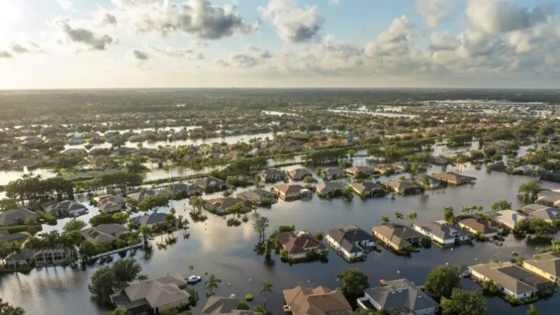Una inundación en Florida. Los costos del cambio climático son un tema importante para los científicos.

Foto: Bilanol/iStock